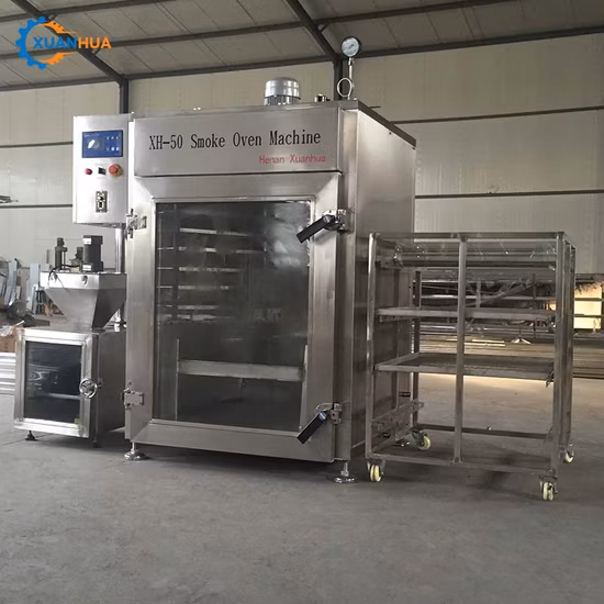 Forno para fumar salame, equipamento para peixe, máquina automática para fumar peixe, fumante de alimentos