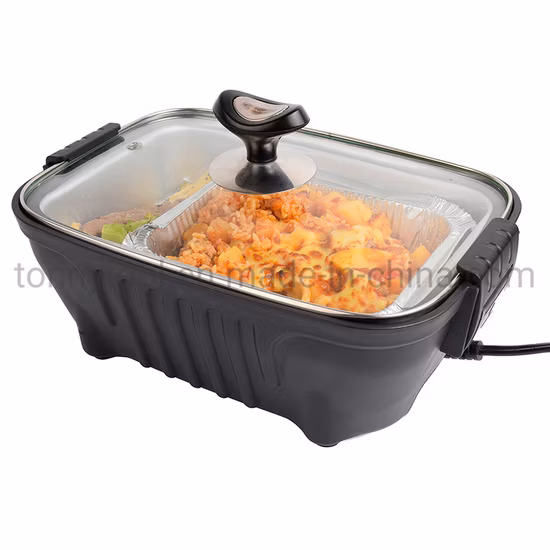 Lancheira Fogão 12 V Carro Portátil Aquecedor de Comida Quente Forno Elétrico Aquecido Acampamento